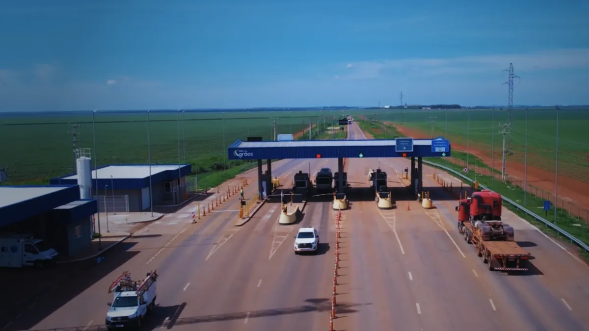 Pedágio Vista Aérea